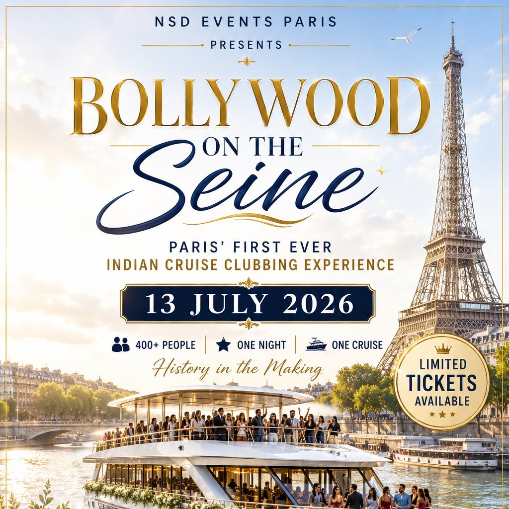Bollywood On The Seine (A Premium Cruise Party)